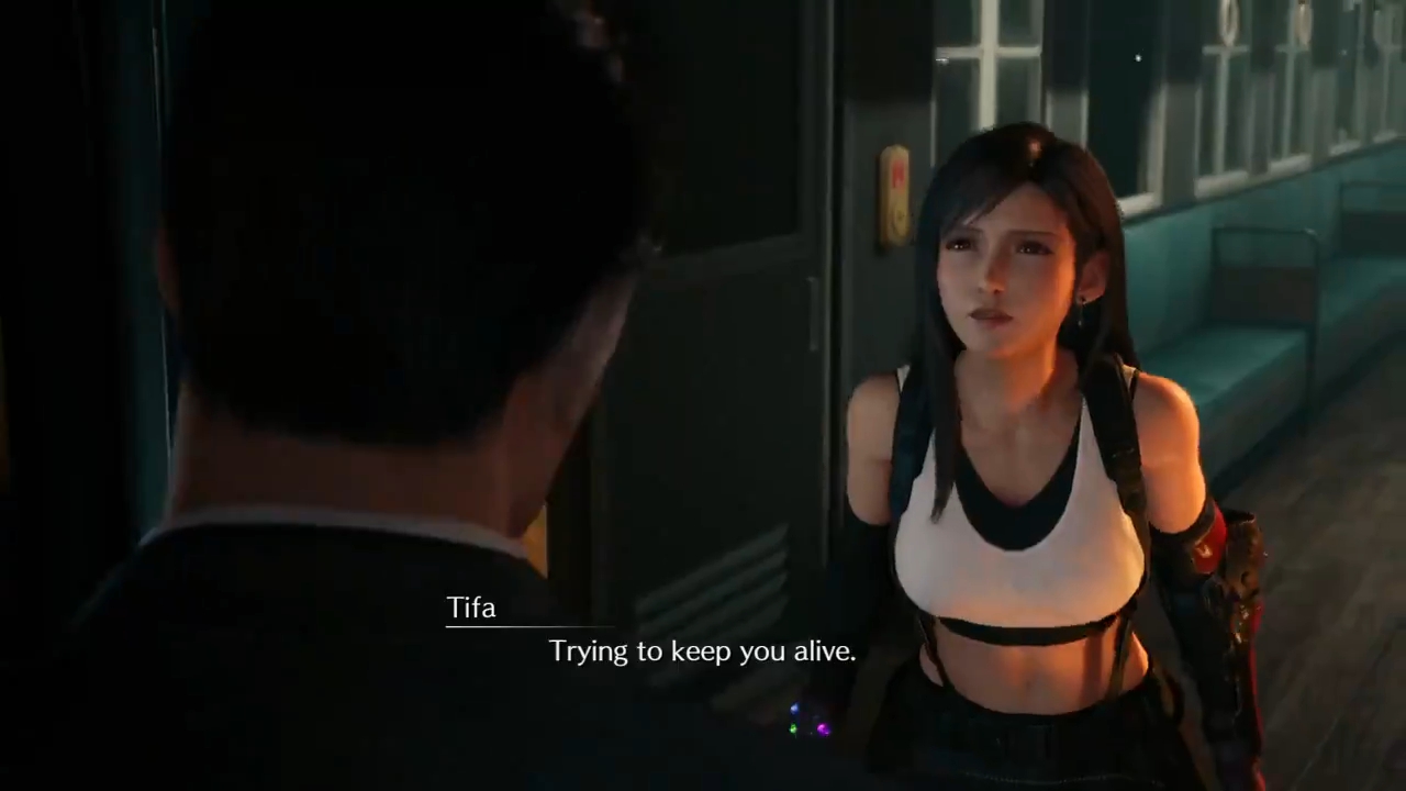 This is basically Tifa's selflessness in a nutshell.